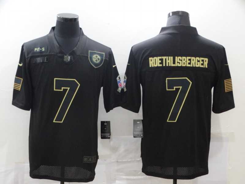 Nike Steelers 7 Ben Roethlisberger Black 2020 Salute To Service Limited Jersey,We sell and wholesale Nike Steelers 7 Ben Roethlisberger Black 2020 Salute To Service Limited Jersey on line form chian!